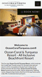 Mobile Screenshot of oceancoralturquesa.com